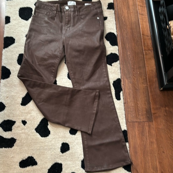 Frame Denim Denim - Frame Denim le crop mini boot brown jeans 29